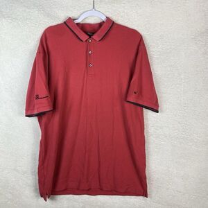 Nike Golf Polo Budweiser Beer Mens Size XXL Red Short‎ Sleeve Cotton